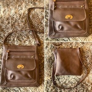 Real leather NWT side purse